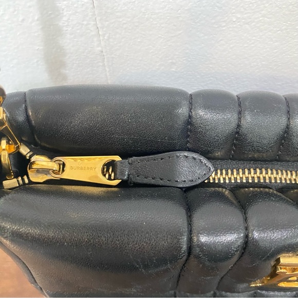 Burberry Lola Quilted Leather Shoulder Bag- Black - Picture 5 of 12
